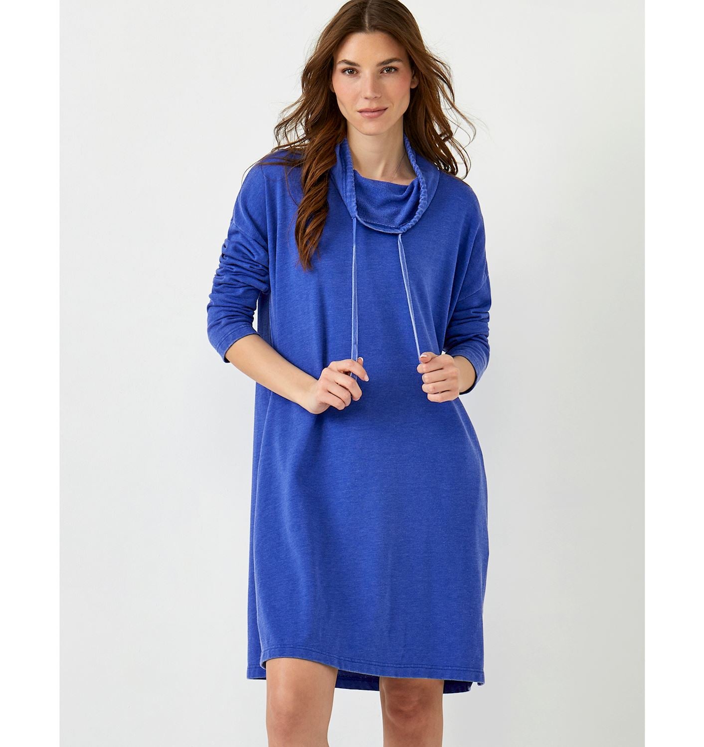 Knit Funnel Neck Dress