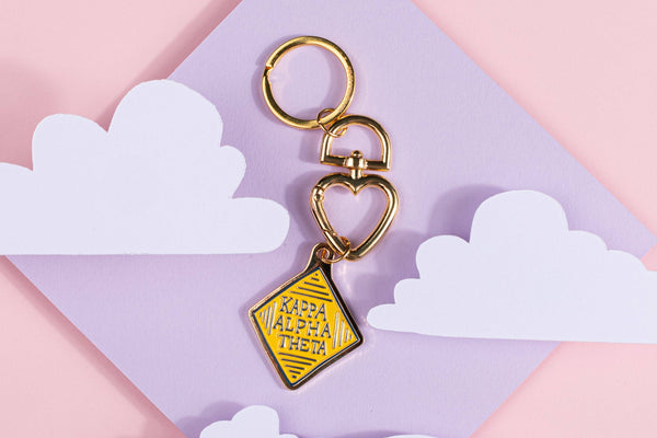 Swag - Sorority Travel Enamel Keychain: Alpha Delta Pi
