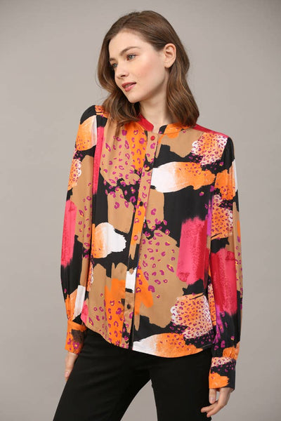 FATE - ABSTRACT PRINT SHIRT-LARGE