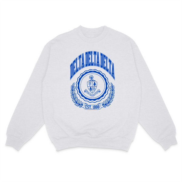 Ivy League Sorority Sweatshirt: SMALL / CHI OMEGA