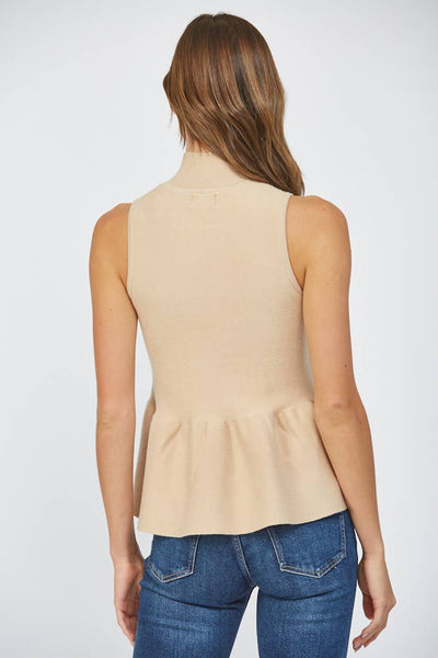 MOCK NECK SWEATER TANK / L