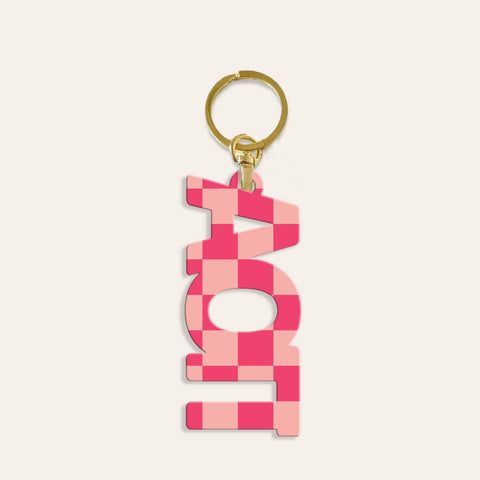 Sorority Acrylic Keychain: Alpha Omicron Pi