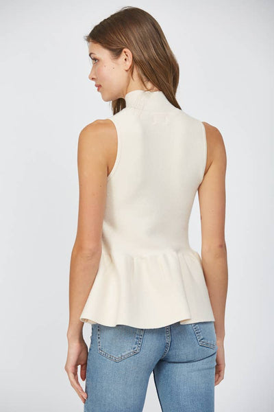 MOCK NECK SWEATER TANK / L