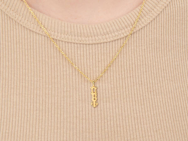 Sorority Greek Letter Necklace: Alpha Delta Pi