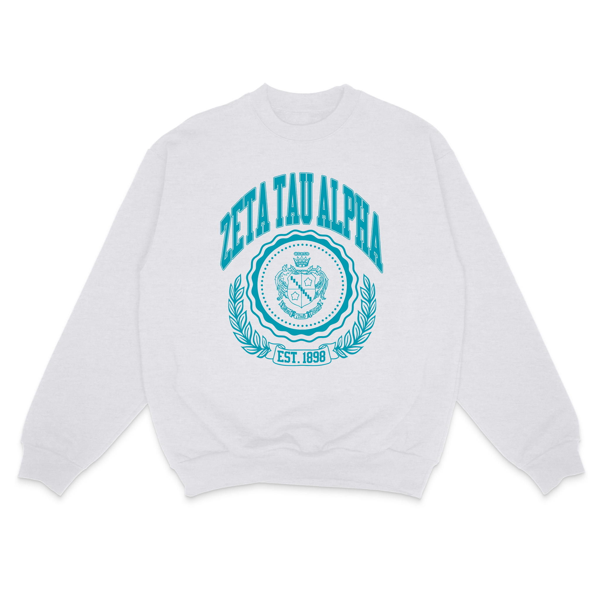 Ivy League Sorority Sweatshirt: MEDIUM / ZETA TAU ALPHA