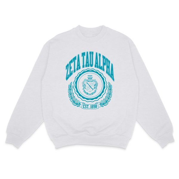 Ivy League Sorority Sweatshirt: LARGE / ZETA TAU ALPHA