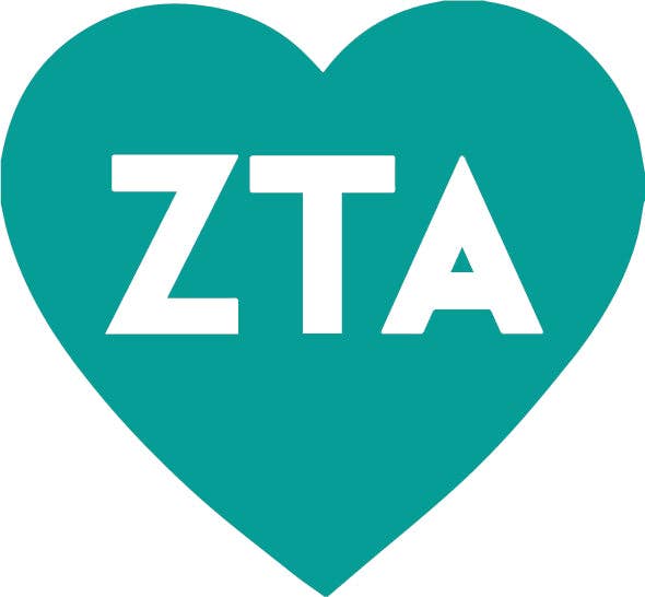 Sorority ✨Acrylic 💚 Heart Pin