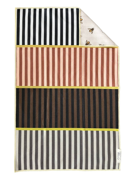 Crae.Home - Milk and Honey: Reversible Hand Towel: Multi/Cream / Hand Towel
