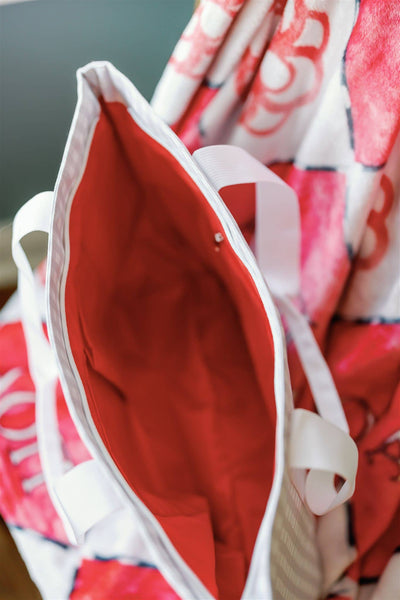 Gracefully Made Art - Alpha Omicron Pi Tote Bag, Sorority