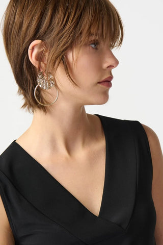 black sleeveless