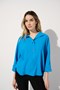 Woven Buttoned Collar Boxy Top