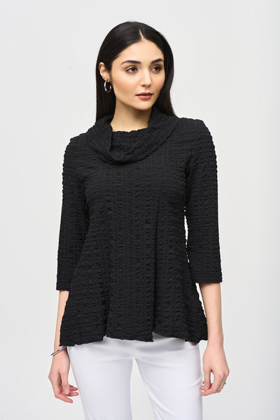 Woven Jacquard Flared Tunic