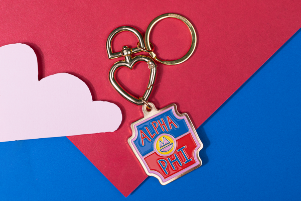 Swag - Sorority Travel Enamel Keychain: Chi Omega