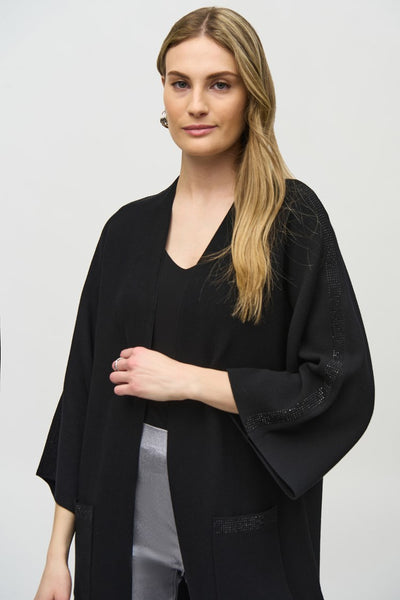 Sweater Knit Kimono Sleeve Cover-up