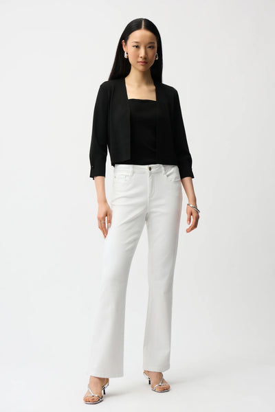 Sweater Knit Cover-Up with Pearl Ornament