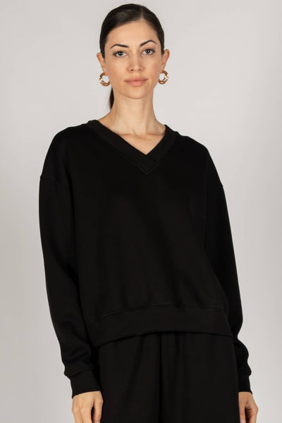 Butter Modal V-Neck Pullover Top/ Large