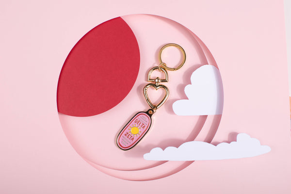 Swag - Sorority Travel Enamel Keychain: Zeta Tau Alpha