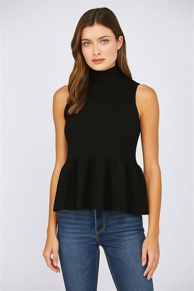 MOCK NECK SWEATER TANK / L