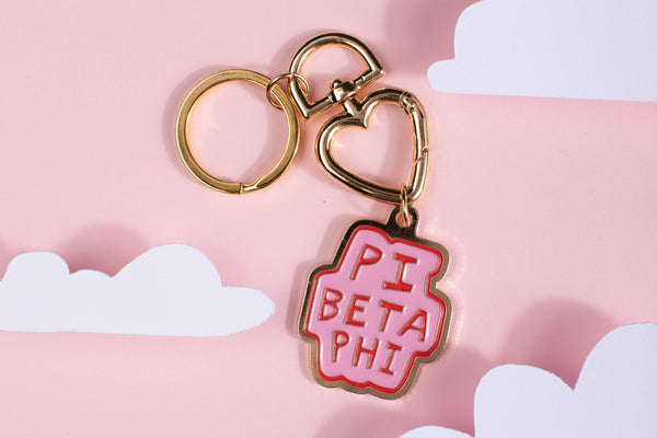 Swag - Sorority Travel Enamel Keychain: Chi Omega