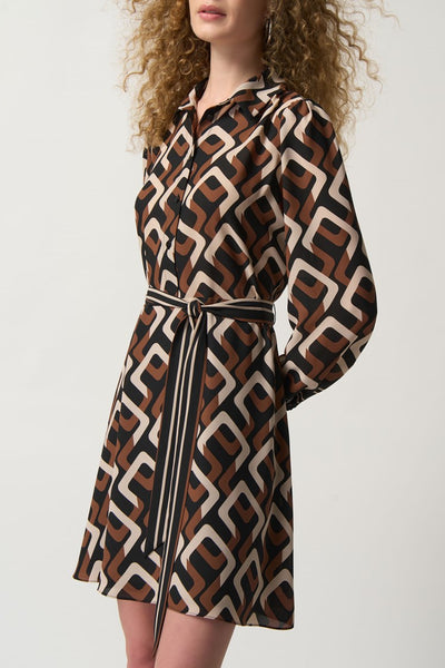 Puff Sleeve A-Line Dress
