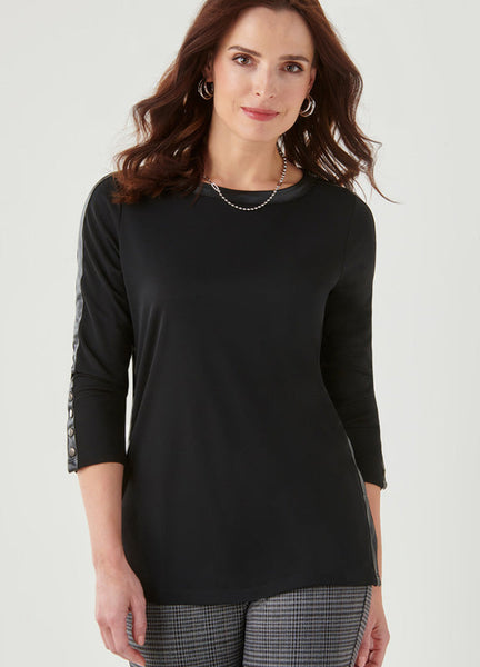 Moto Long Sleeve Top