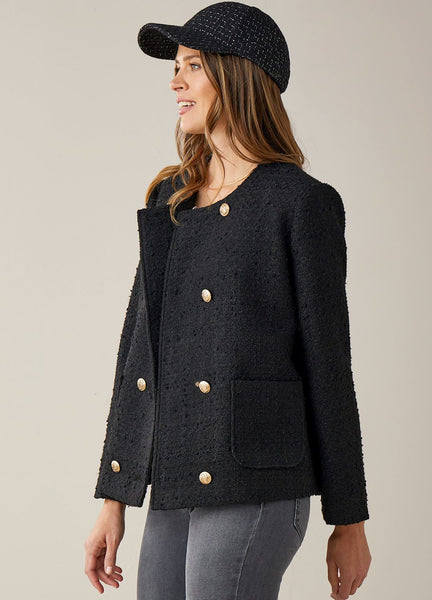 Hastings Classic Tweed Crop Blazer