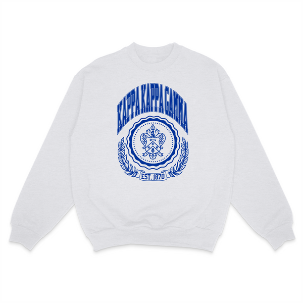 Ivy League Sorority Sweatshirt: LARGE / CHI OMEGA