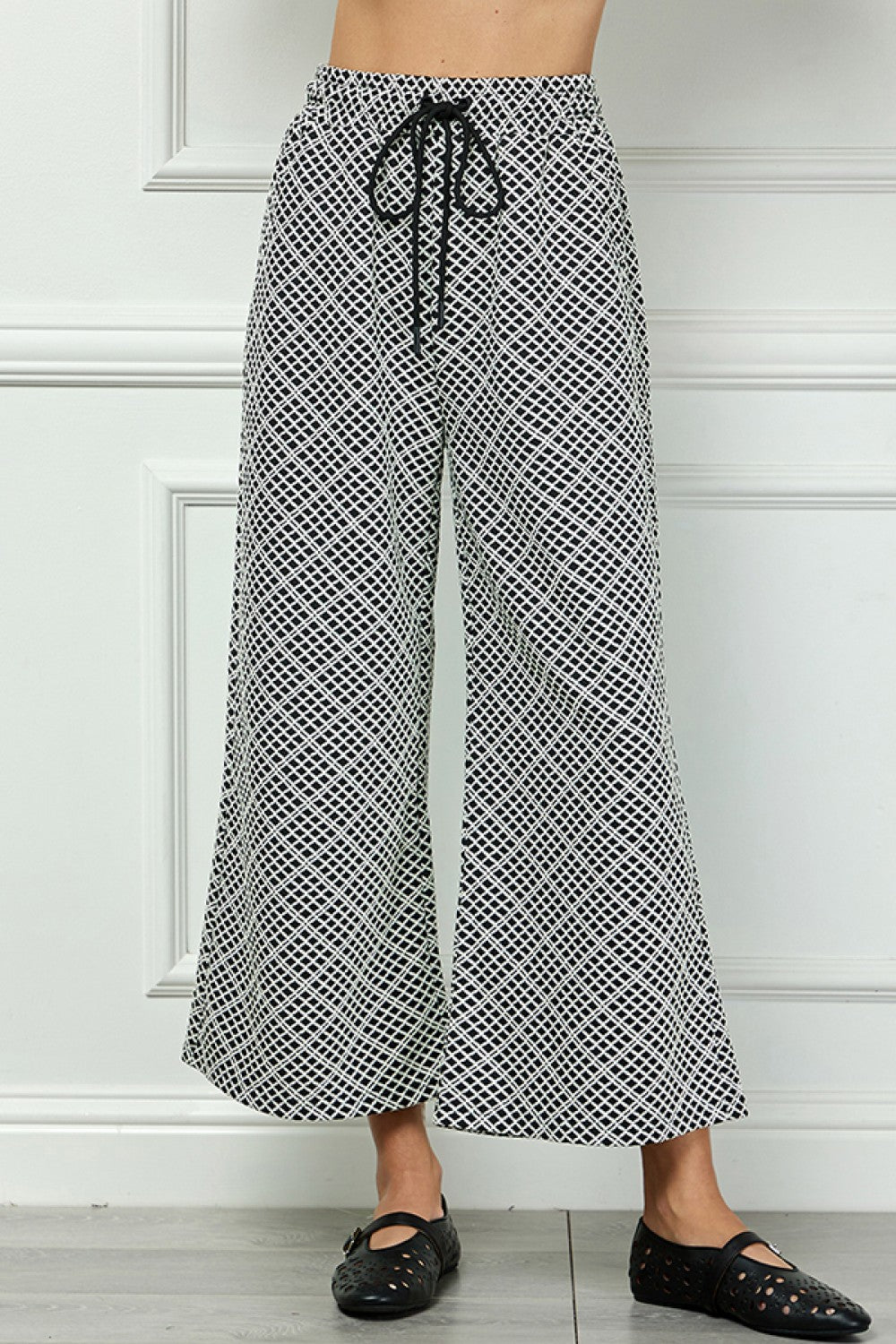 Cropped Wide Pants