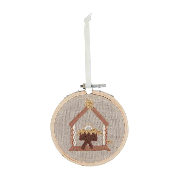 Mary Joseph Hoop Ornament
