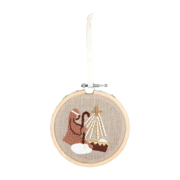 Mary Joseph Hoop Ornament