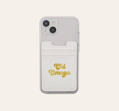 Sorority Stick-On Phone Wallet: Chi Omega