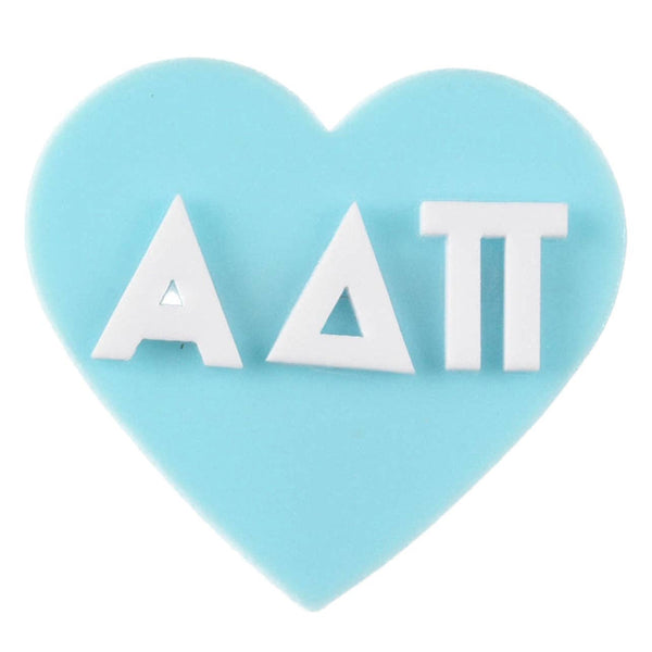 Sorority ✨Acrylic 💚 Heart Pin