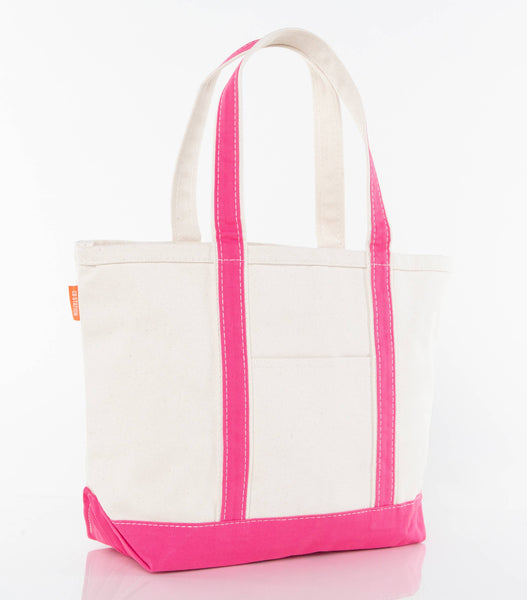 Medium Classic Tote, Monogrammed - J&C Designs