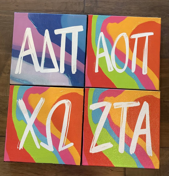 Sorority Canvas Painting