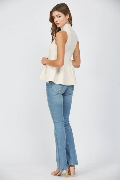 MOCK NECK SWEATER TANK / S
