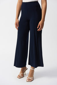 Silky Knit Pull-on Wide-leg Pant