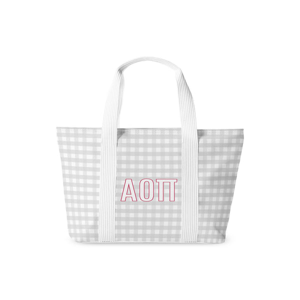 Gracefully Made Art - Alpha Omicron Pi Tote Bag, Sorority