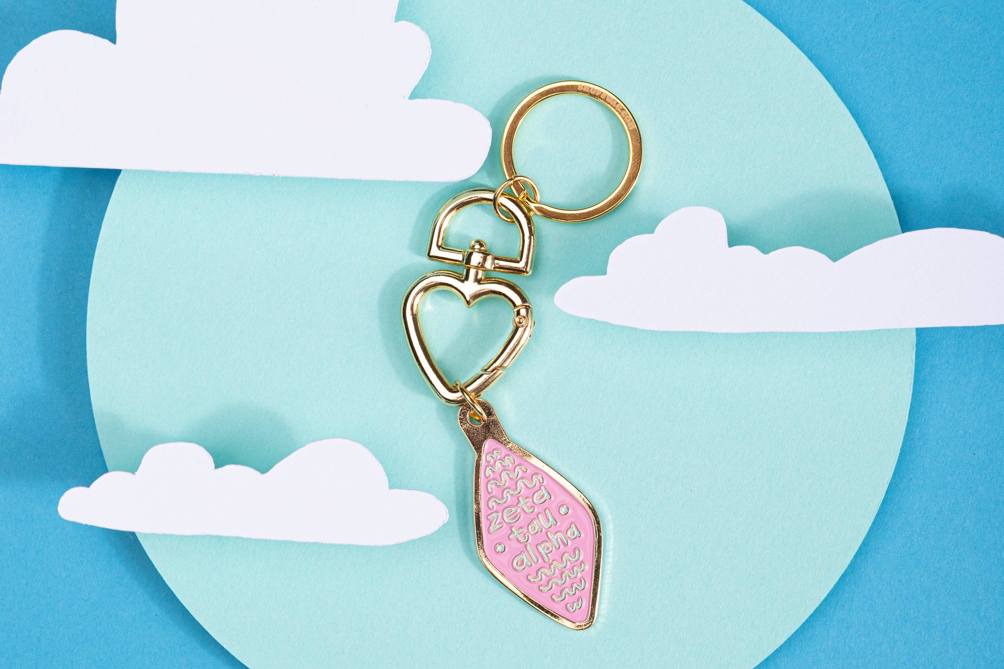 Swag - Sorority Travel Enamel Keychain: Zeta Tau Alpha