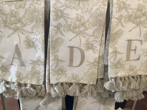 Initial Tea Towel