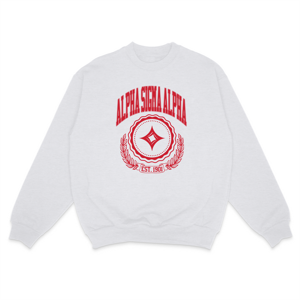 Ivy League Sorority Sweatshirt: SMALL / CHI OMEGA