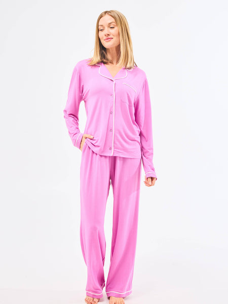 Mary Square - Women's Charlotte Pajama Top | Orchid: XL