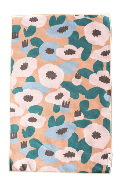 Crae.Home - Lilly Plaid: Reversible Hand Towel: Brown / Hand Towel
