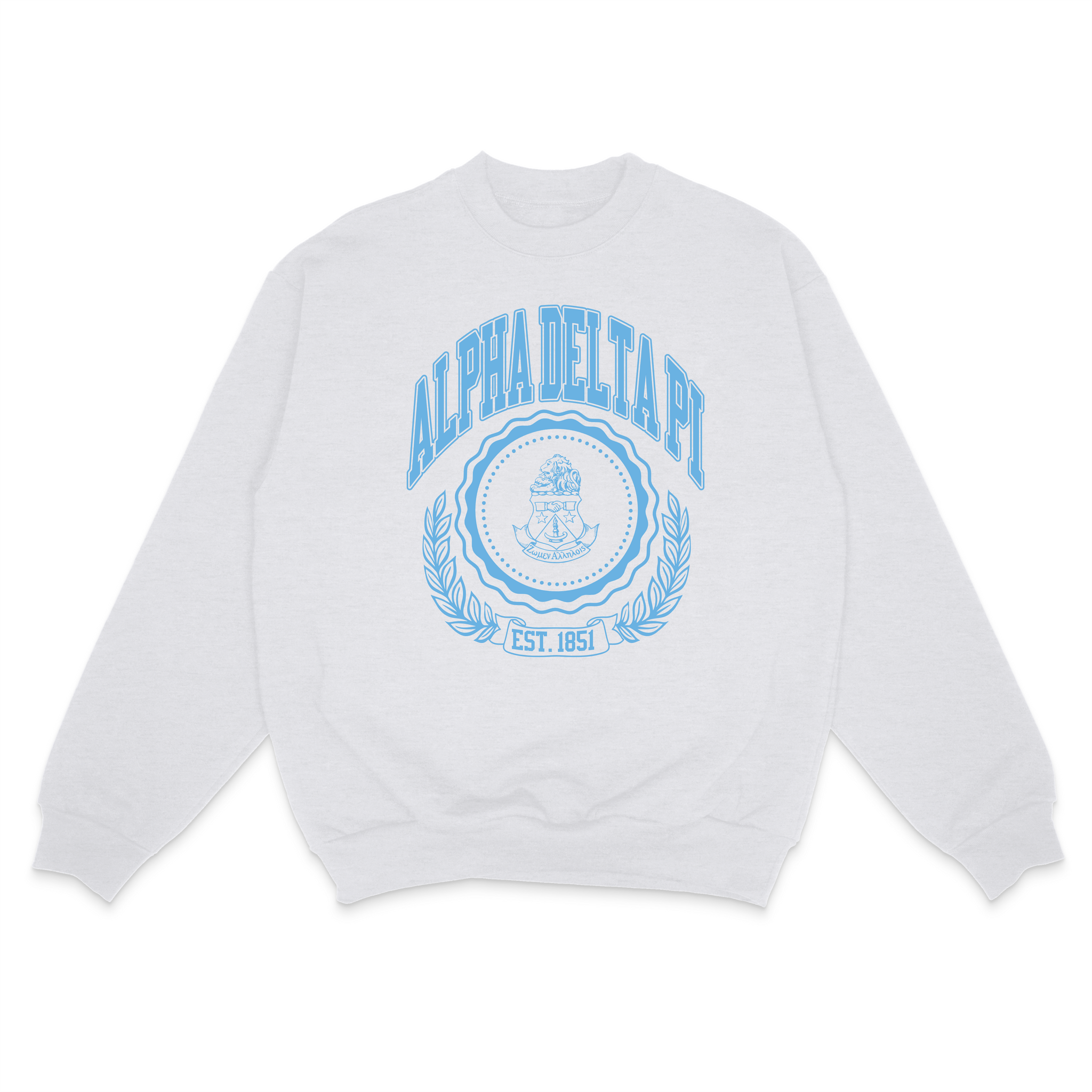 Ivy League Sorority Sweatshirt: XX-LARGE / ALPHA DELTA PI