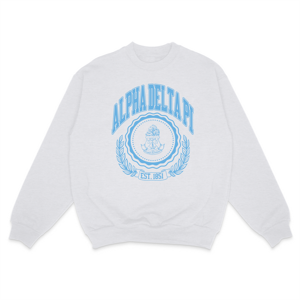 Ivy League Sorority Sweatshirt: SMALL / CHI OMEGA