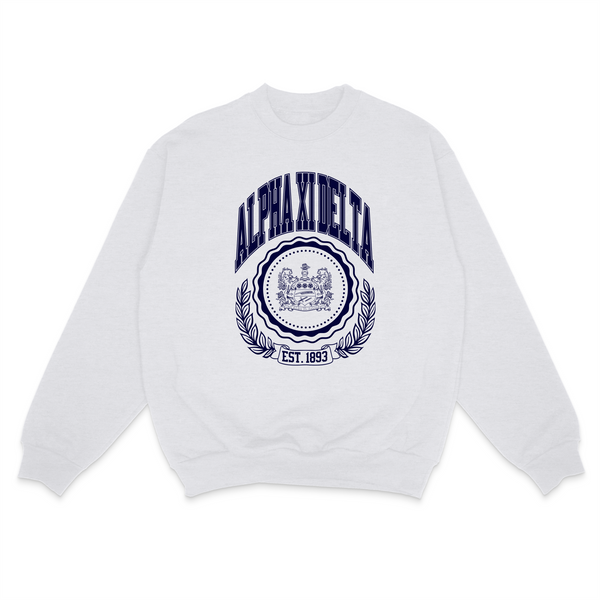 Ivy League Sorority Sweatshirt: MEDIUM / ZETA TAU ALPHA