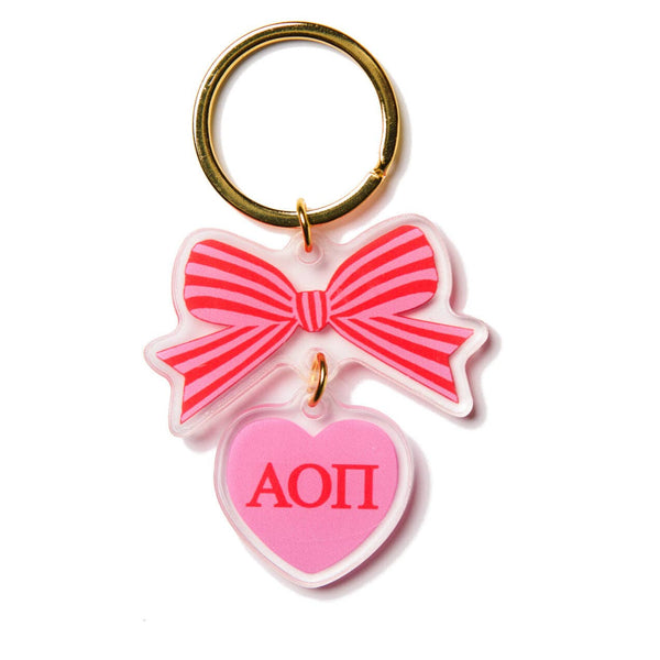 Sorority BOW-DACIOUS Keychain