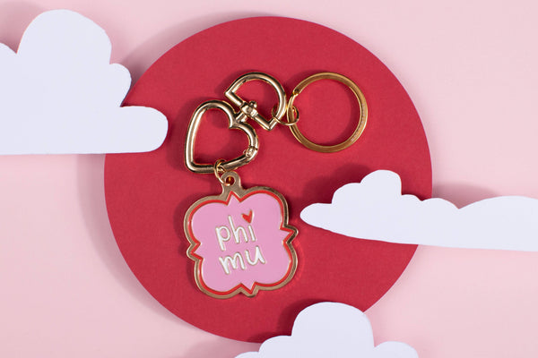 Swag - Sorority Travel Enamel Keychain: Chi Omega