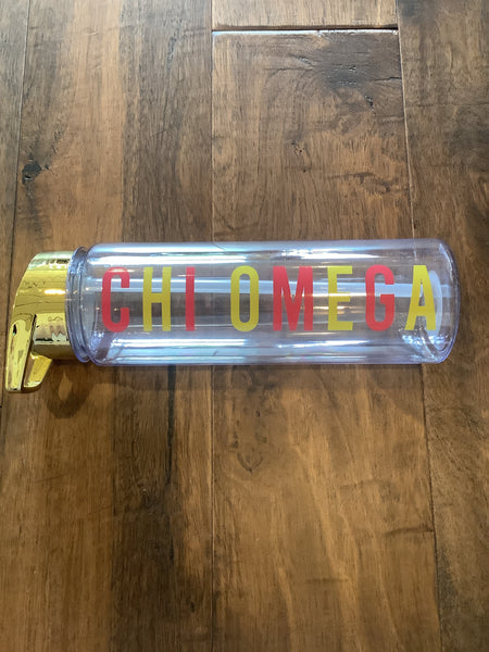 Sorority Clear Water Bottle