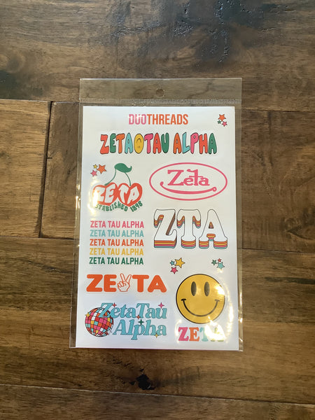 Sorority Sticker Sheets