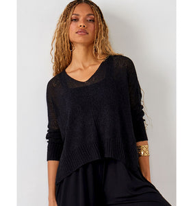 Relaxed V-Neck Sweater